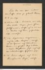 Nachlass Franz Steindachner, Liste von Prinzessin Therese von Bayern an Franz Steindachner, Inv.Nr. 537.07, Seite 1